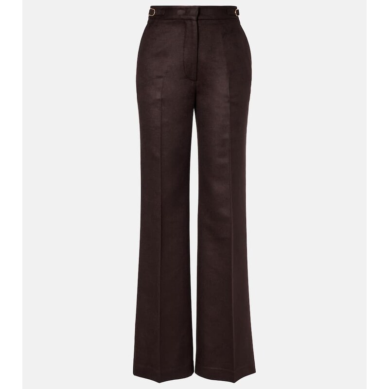 Gabriela Hearst Vesta silk flared pants