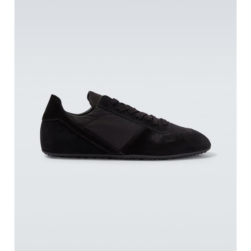 Rick Owens Minimal Sneaks suede-trimmed sneakers