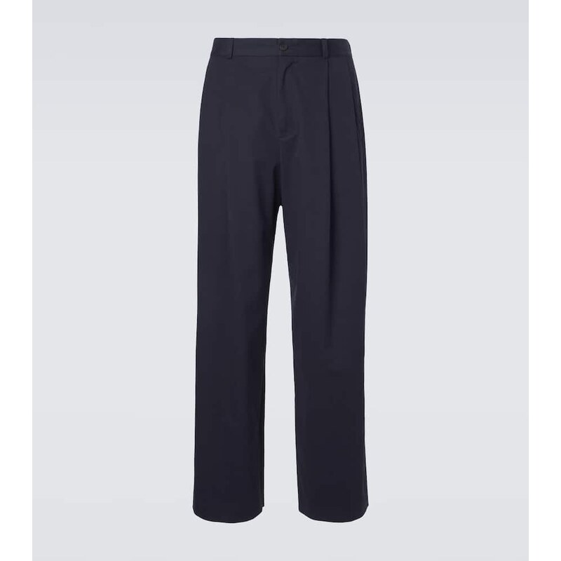 The Row Tibor gabardine wide-leg pants