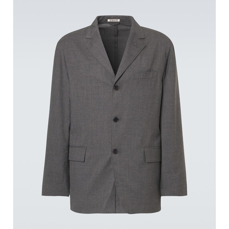 Auralee Cashmere poplin blazer
