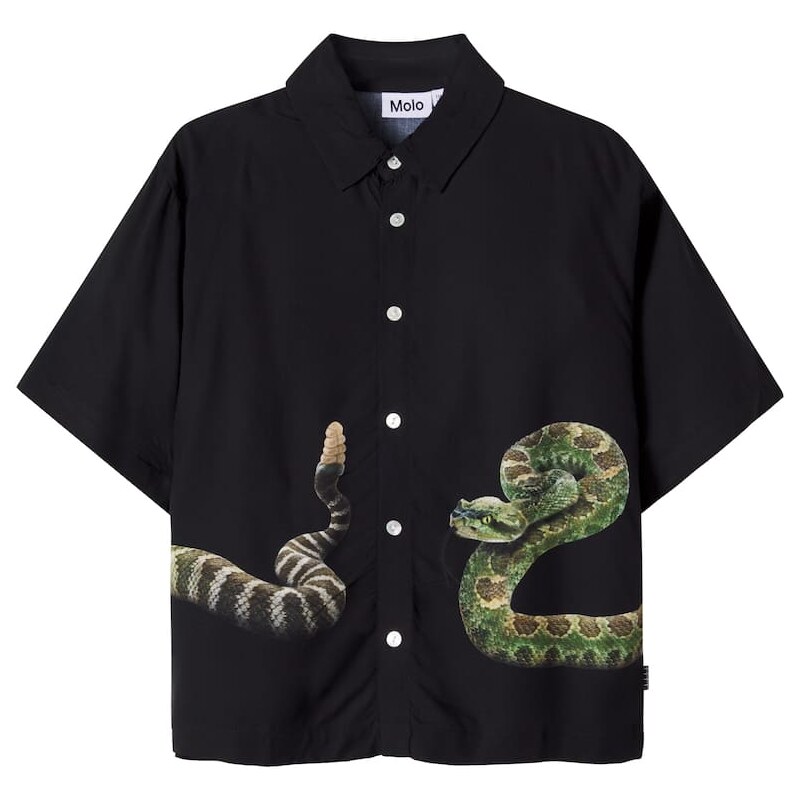 Molo Richie printed bowling shirt