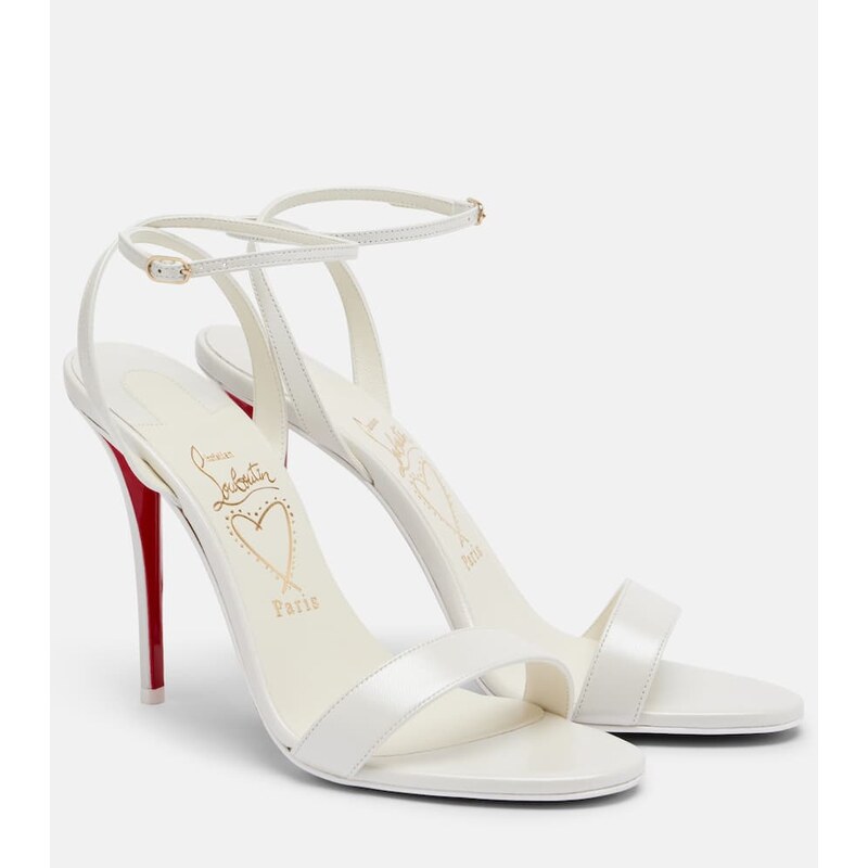 Christian Louboutin Miss Z leather slingback sandals