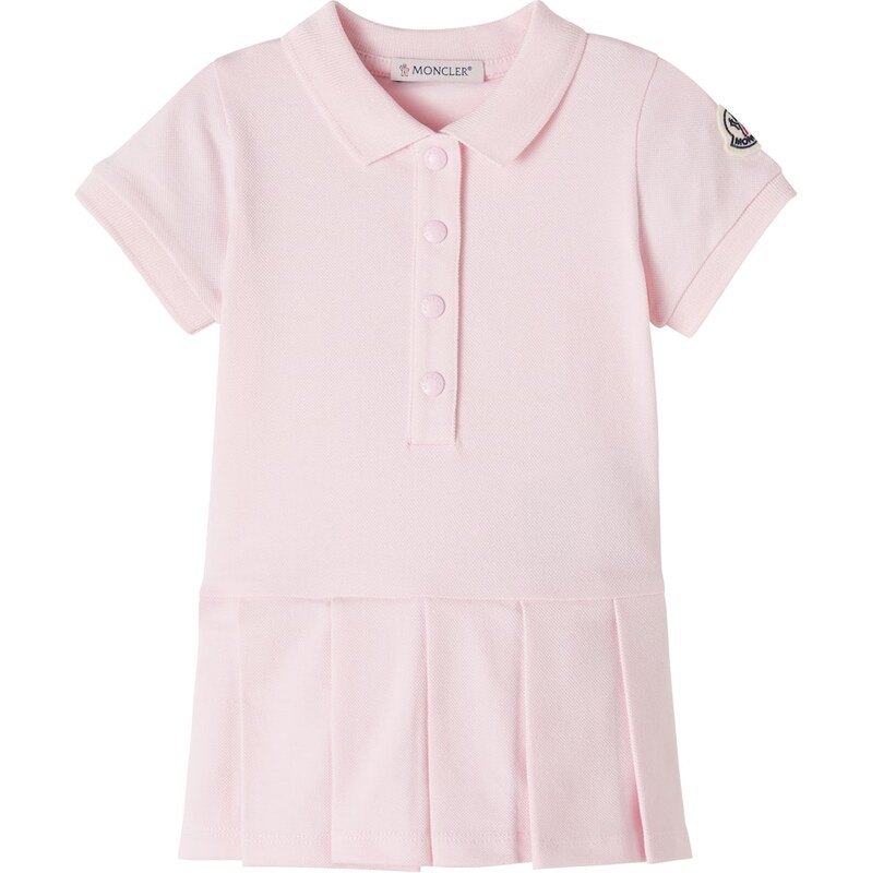 Moncler Enfant Baby cotton-blend piquÃ polo dress