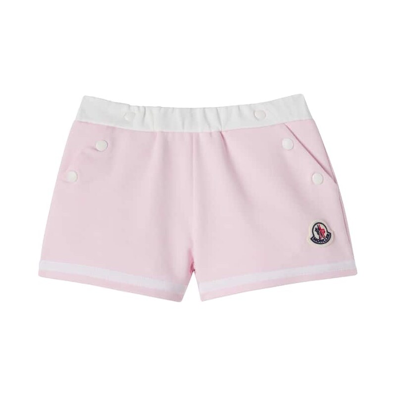 Moncler Enfant Baby cotton-blend jersey shorts