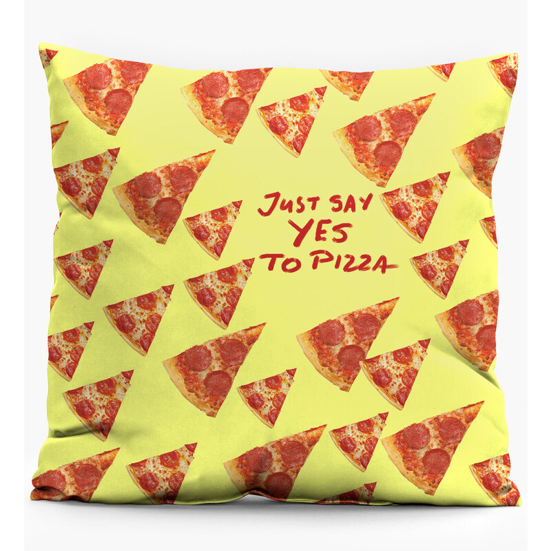 Mr. GUGU & Miss GO Pillow Yes To Pizza