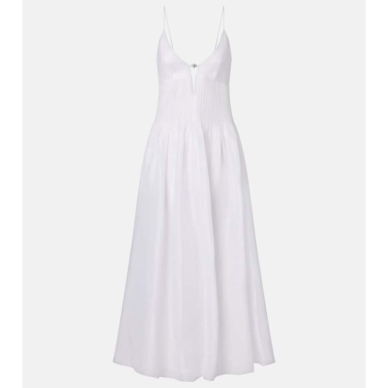 Tory Burch Linen and silk maxi dress