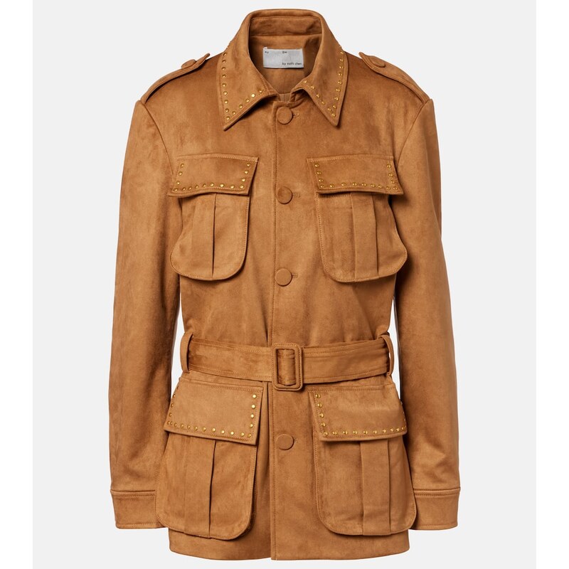 Xu Zhi Studded belted field jacket
