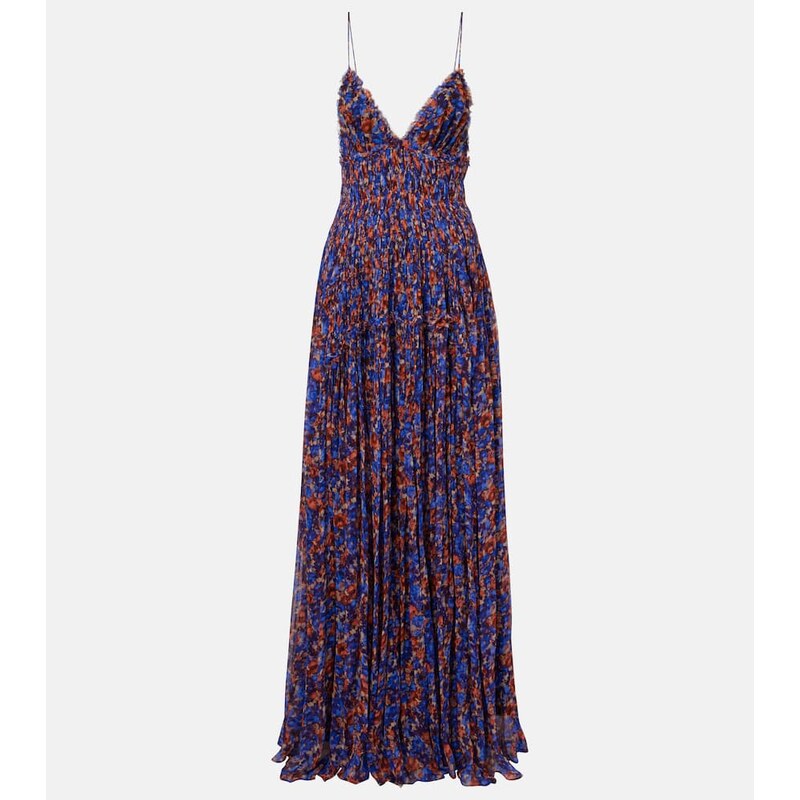 Ulla Johnson Atrani floral silk chiffon maxi dress