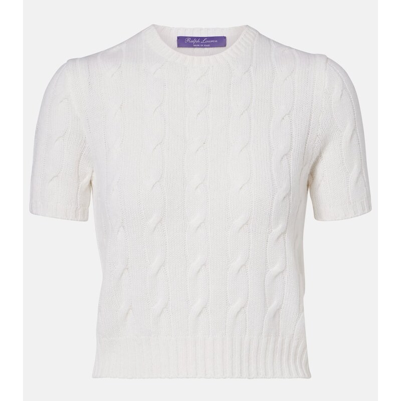 Ralph Lauren Collection Cable-knit cashmere sweater