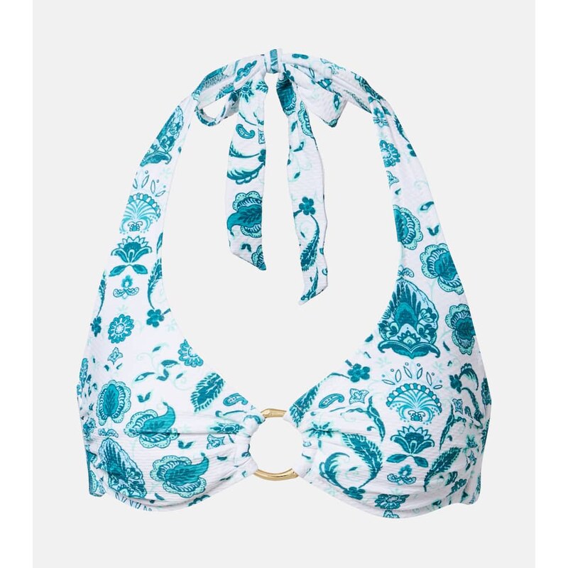 Heidi Klein Kos paisley halterneck bikini top