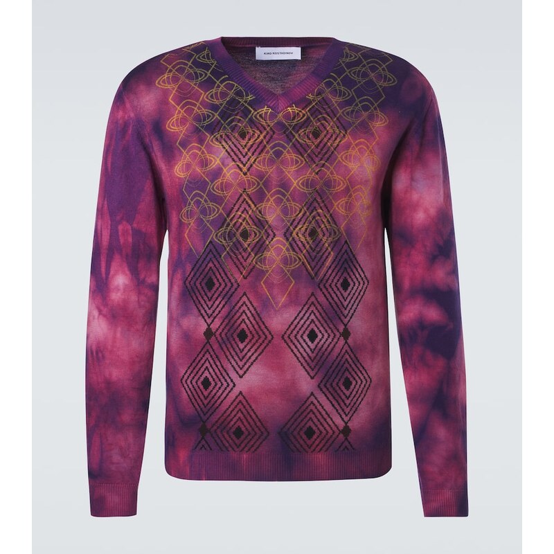 Kiko Kostadinov Hatha tie-dye wool sweater