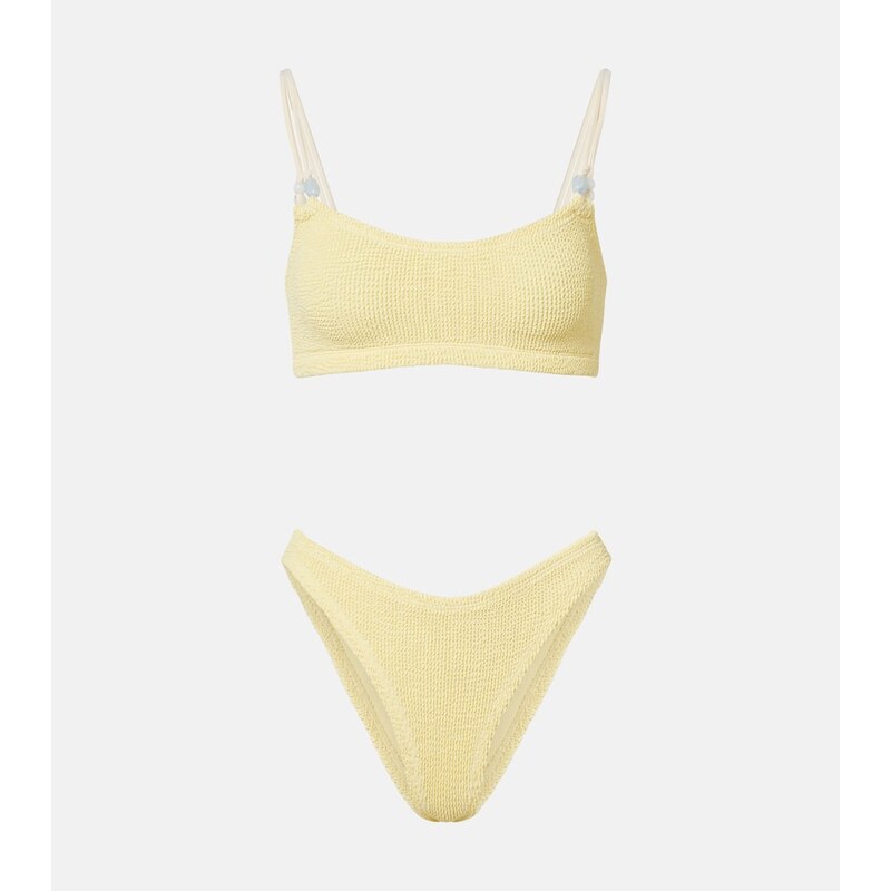 Hunza G Cassie beaded bikini