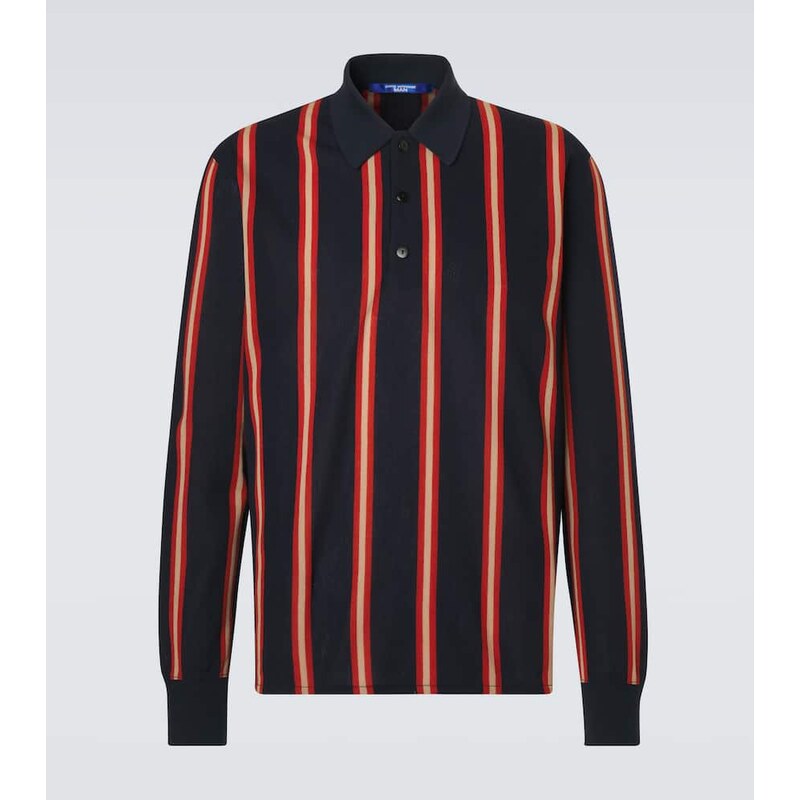 Junya Watanabe Striped wool polo shirt