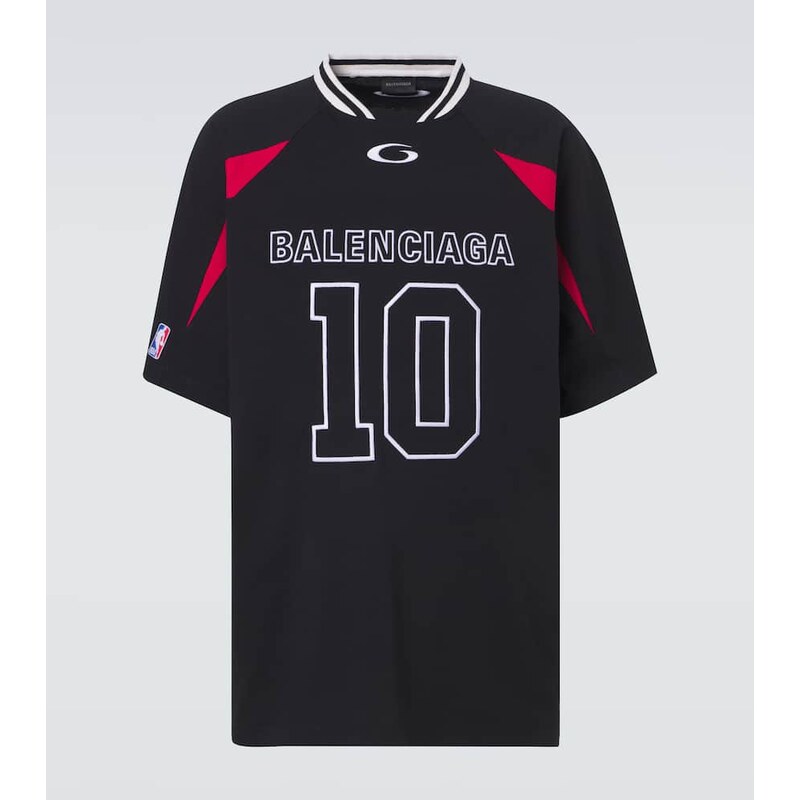 Balenciaga x NBA logo cotton jersey T-shirt