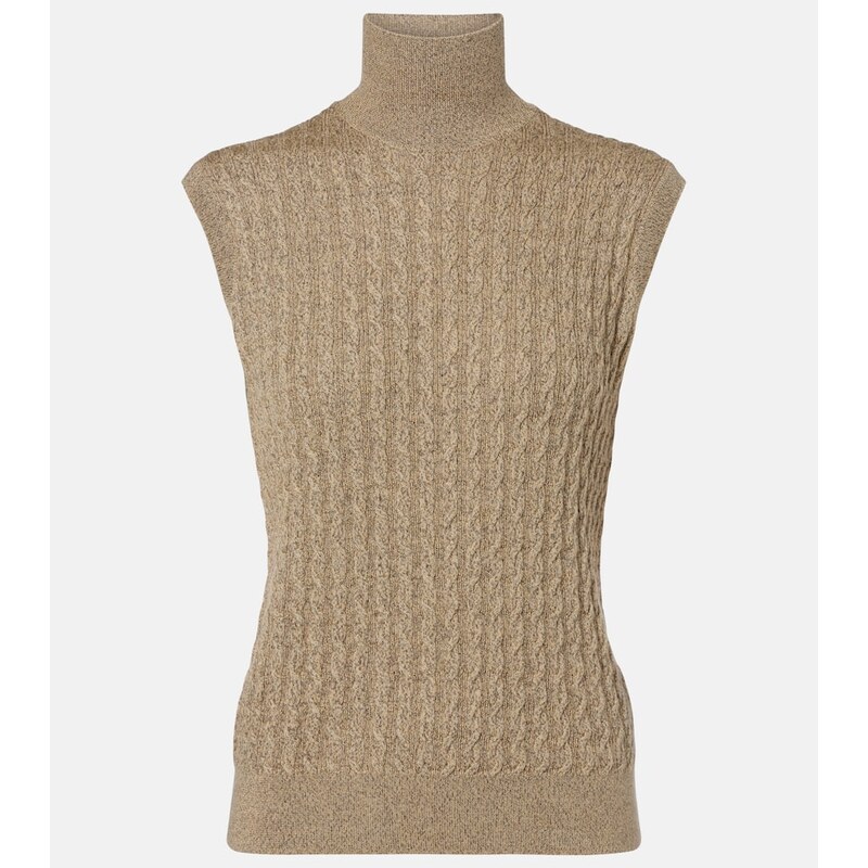 Loro Piana Bihar cable-knit sweater vest