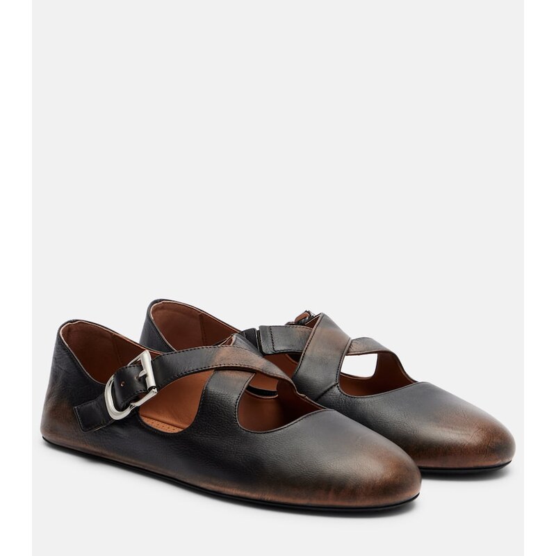 Alaïa Leather ballet flats