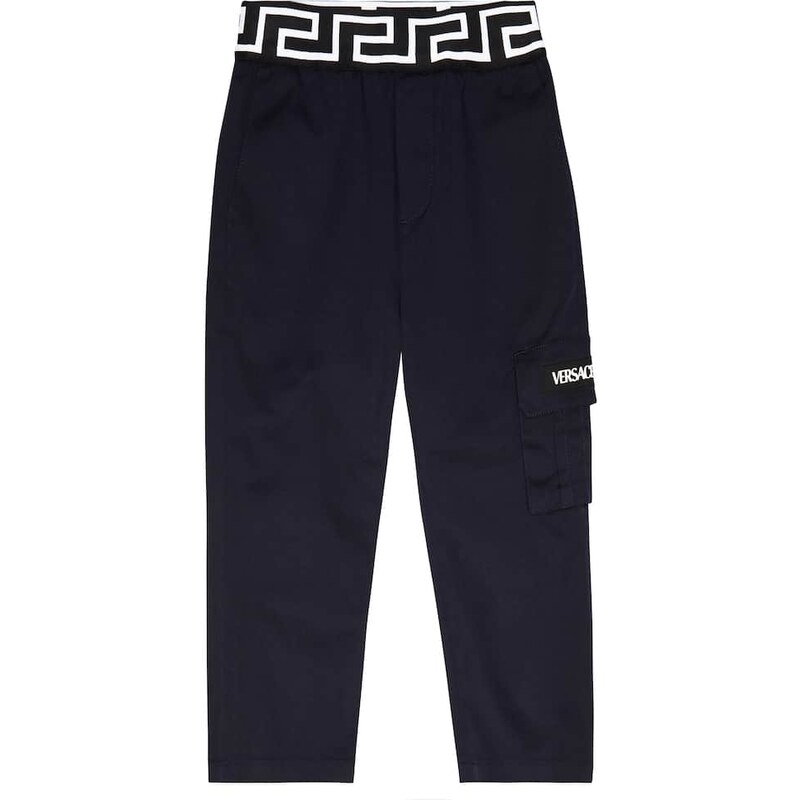 Versace Kids Greca Border cargo pants