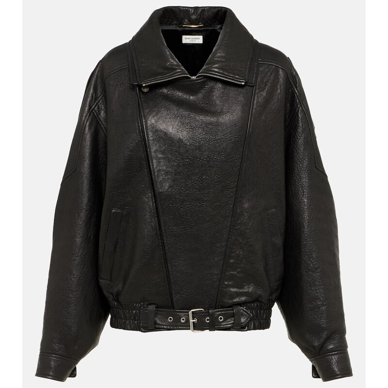 Saint Laurent Oversized leather blouson