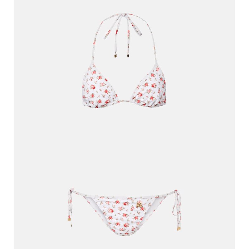 Dolce&Gabbana Floral triangle bikini