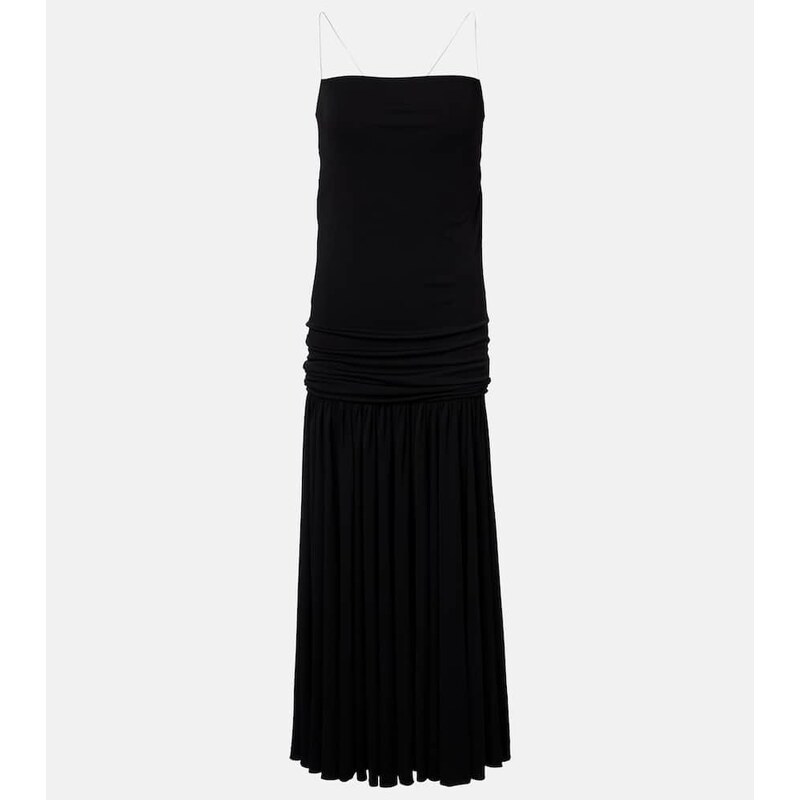 Jacquemus Abiha gathered jersey midi dress