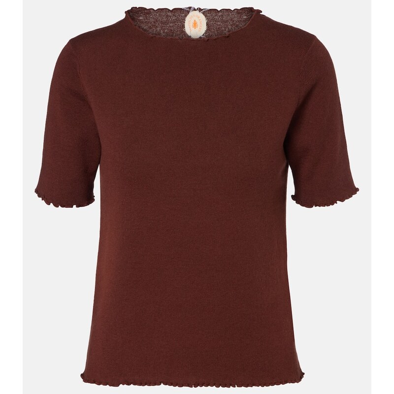 Jardin des Orangers Cotton, silk, and cashmere sweater
