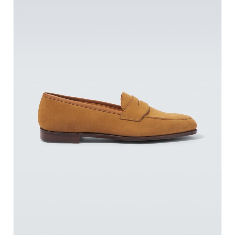 George Cleverley Bradley II suede loafers