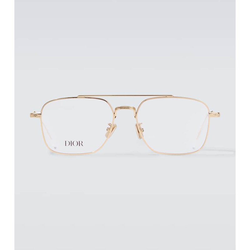Dior Eyewear DiorBotanicaO N1U gold-plated aviator glasses