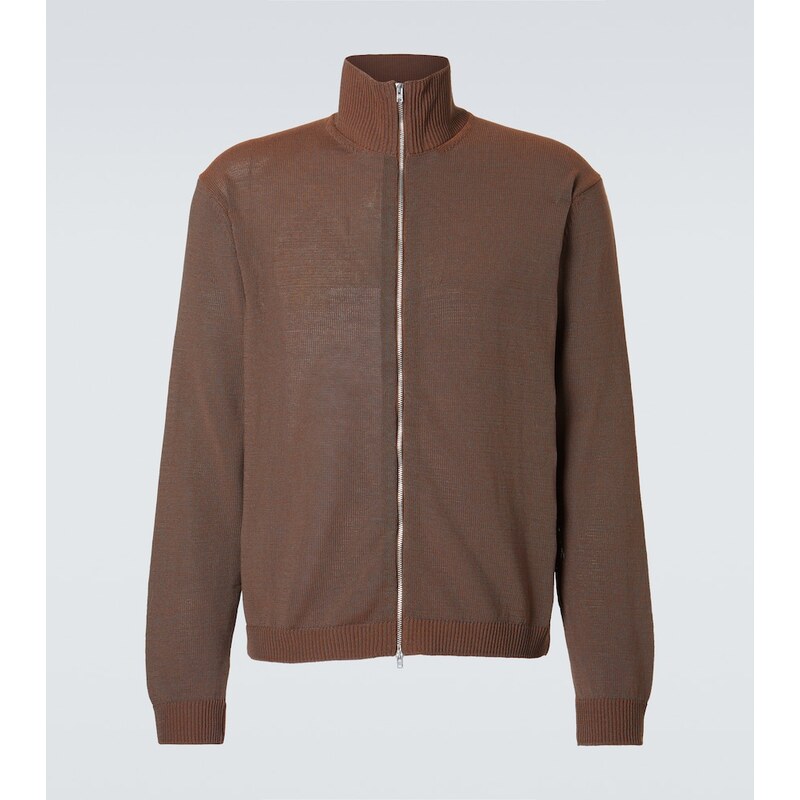 Our Legacy Float cotton-blend zip-up cardigan