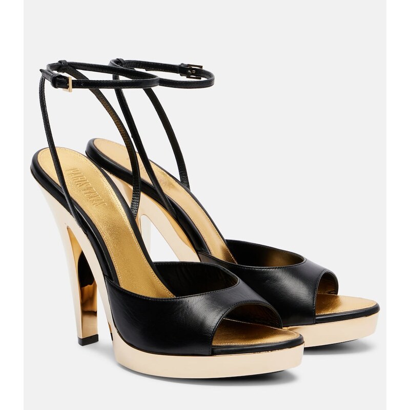 Paris Texas Gala leather platform sandals