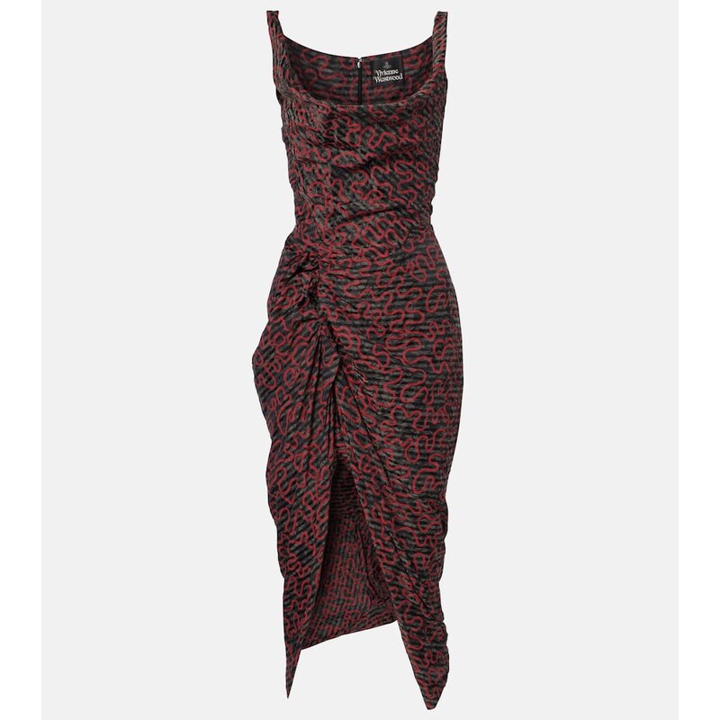 Vivienne Westwood Panther printed midi dress