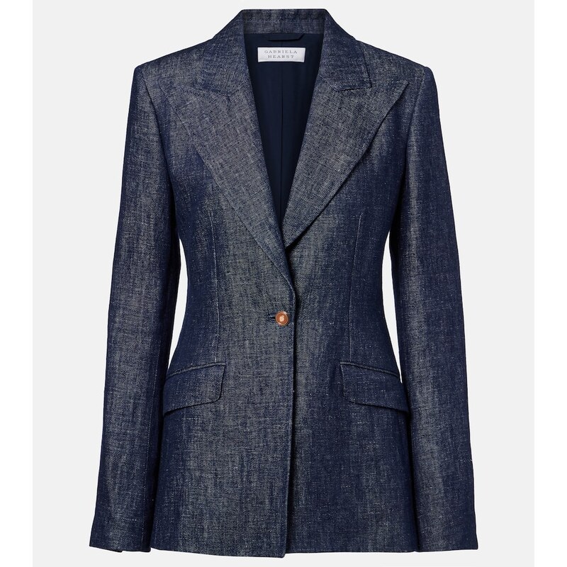 Gabriela Hearst Leiva linen blazer
