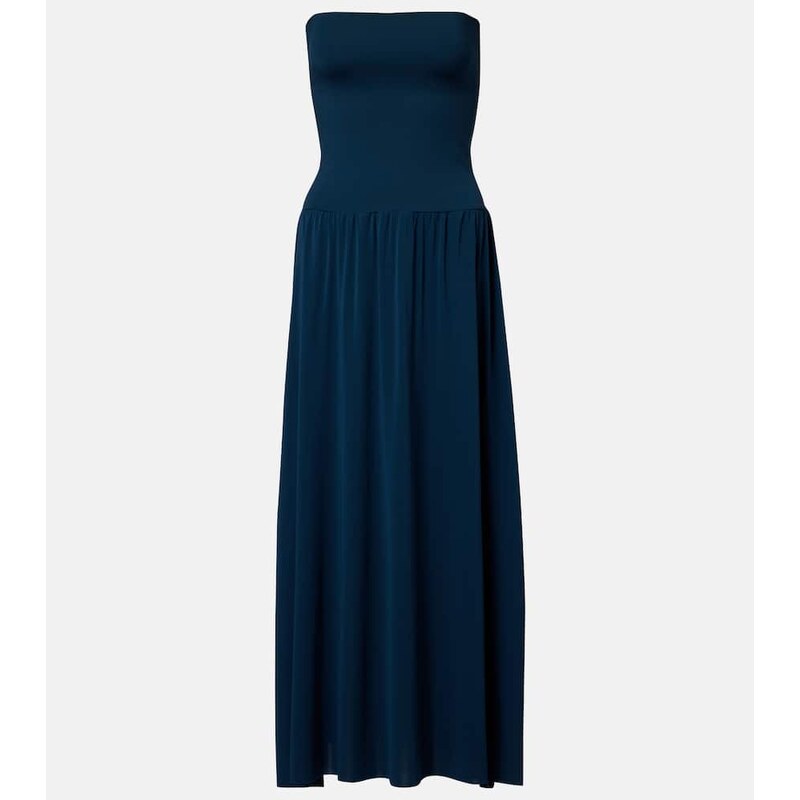 Eres Oda crÃªpe jersey maxi dress