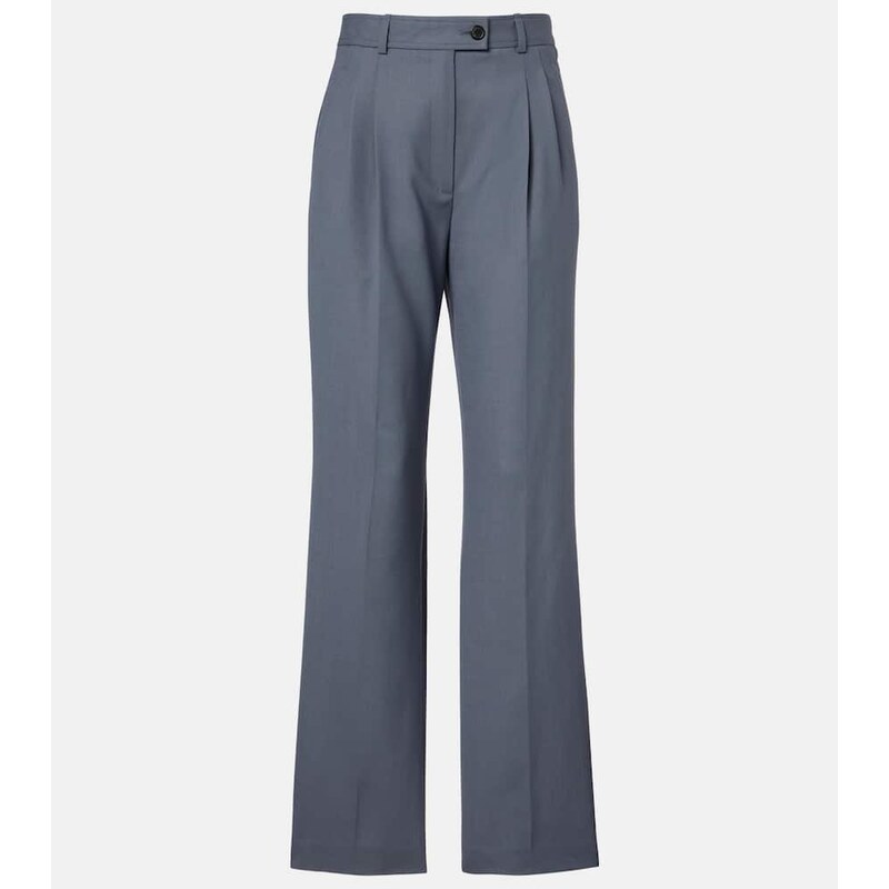 The Row Ragnar virgin wool wide-leg pants