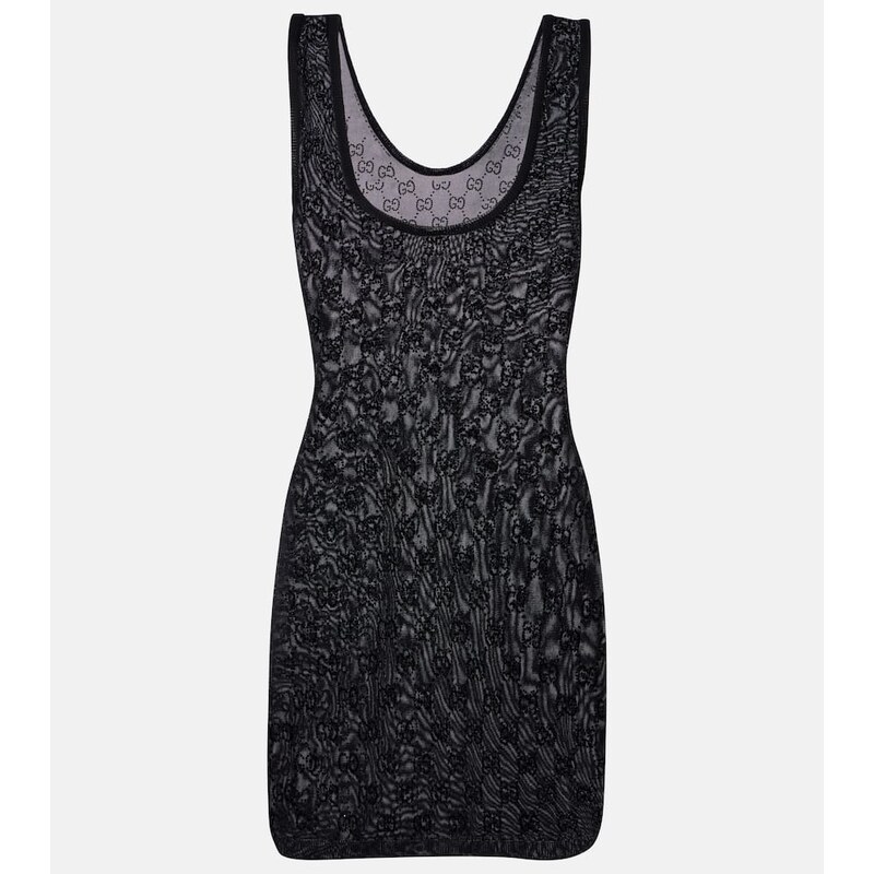 Gucci GG embellished minidress
