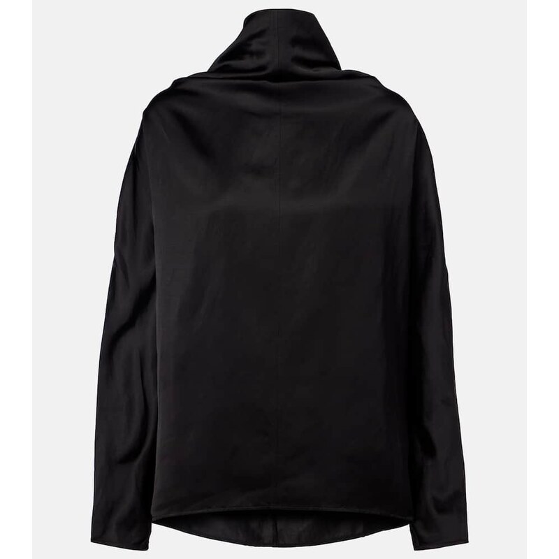 Toteme Draped satin blouse