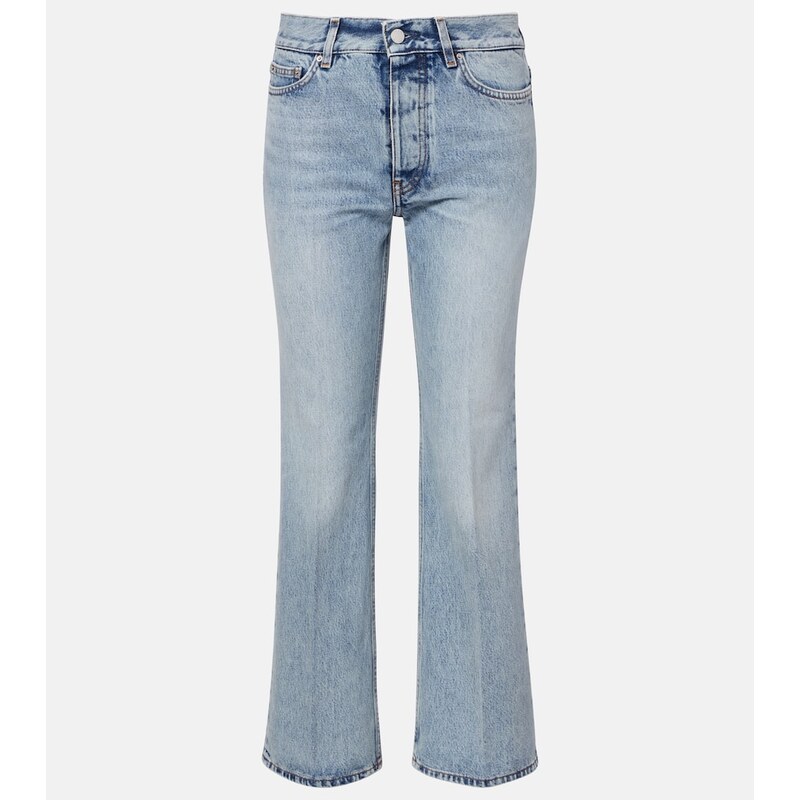 Toteme Kick cropped flared jeans