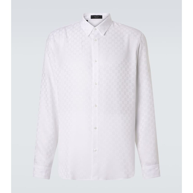 Gucci GG silk jacquard shirt