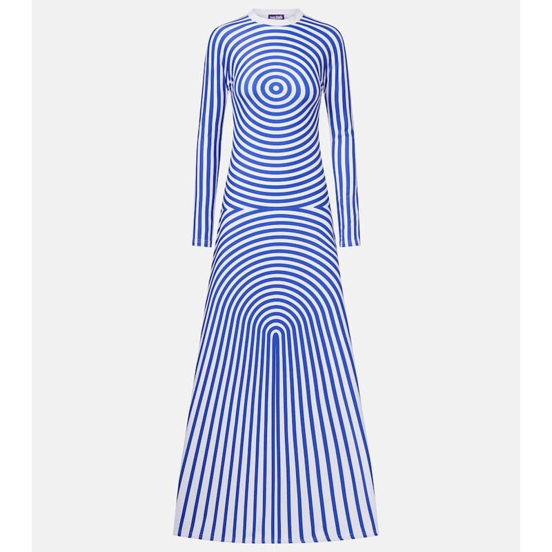 Jean Paul Gaultier Printed jersey maxi dress