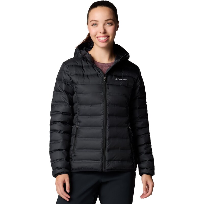 Dámská Zimní prošívaná bunda COLUMBIA LAKE 22 II DOWN HOODED JACKET 2088363010 – Černá