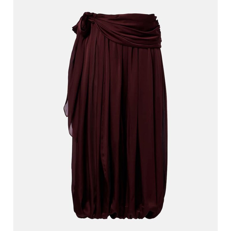 Zimmermann Luna silk satin chiffon balloon pants