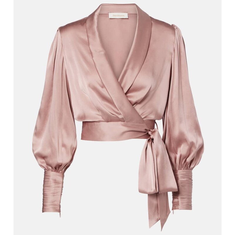 Zimmermann Silk wrap top