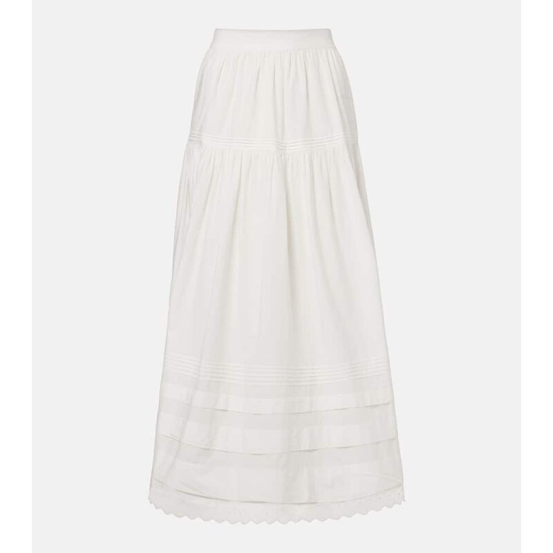 Dôen Sebastiane cotton poplin maxi skirt