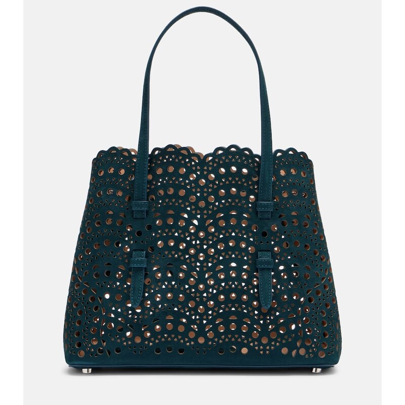 Alaia AlaÃ¯a Le Mina 25 Vienne Wave leather tote bag