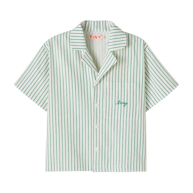 Tinycottons Striped linen and cotton shirt