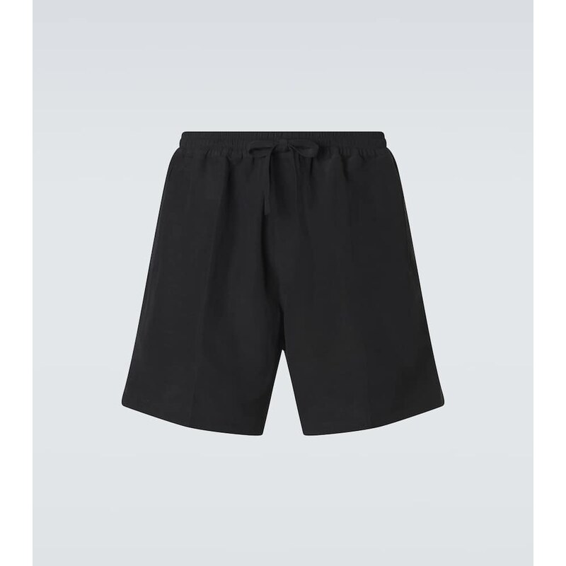 Umit Benan Julian linen and silk shorts