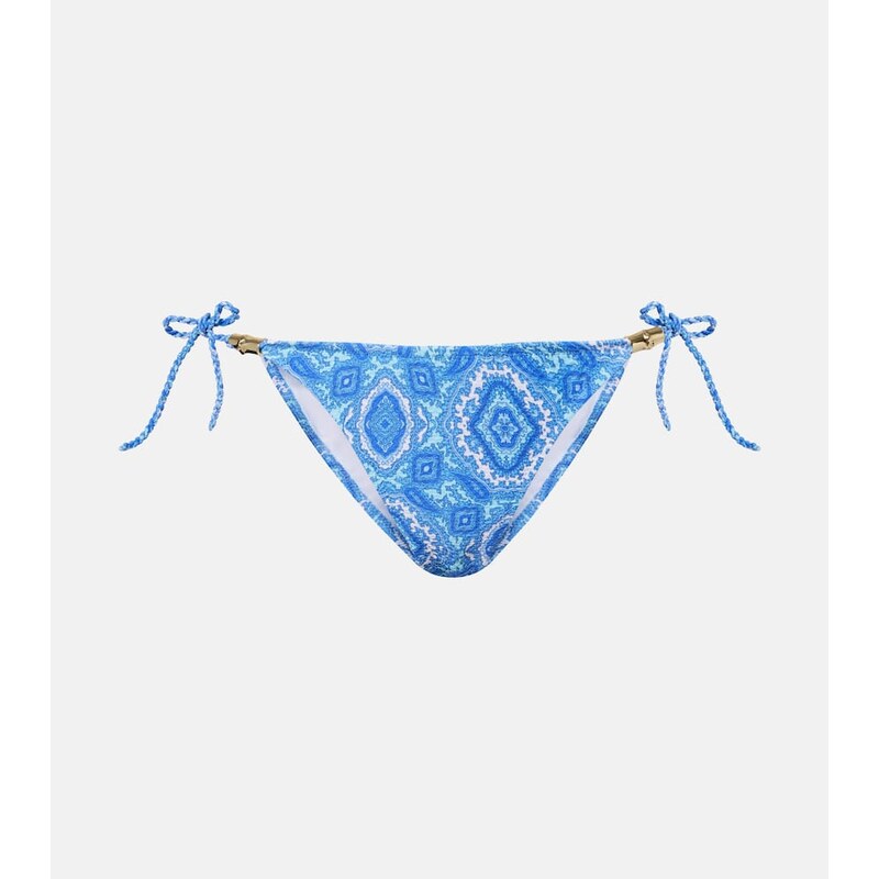 Heidi Klein Mykonos printed bikini bottoms