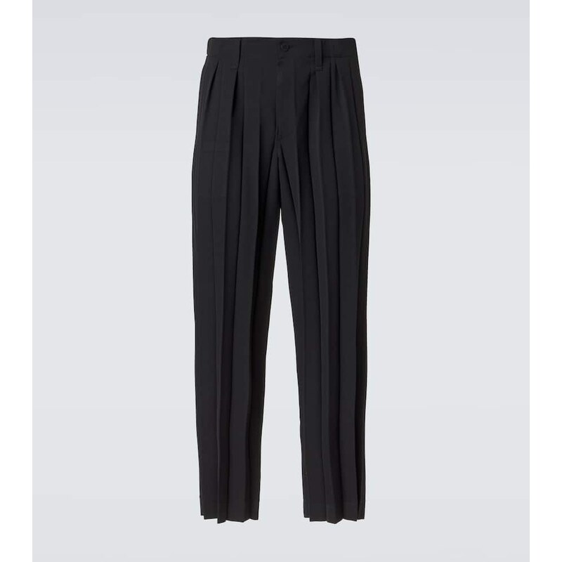 Homme Plissé Issey Miyake Edge Ensemble pleated straight pants