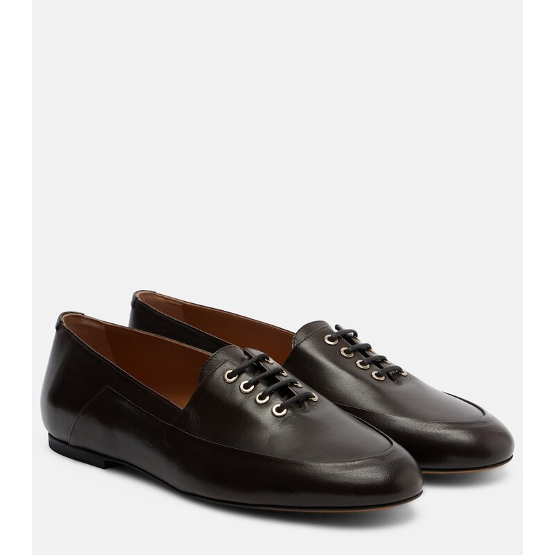 Jil Sander Leather lace-up loafers