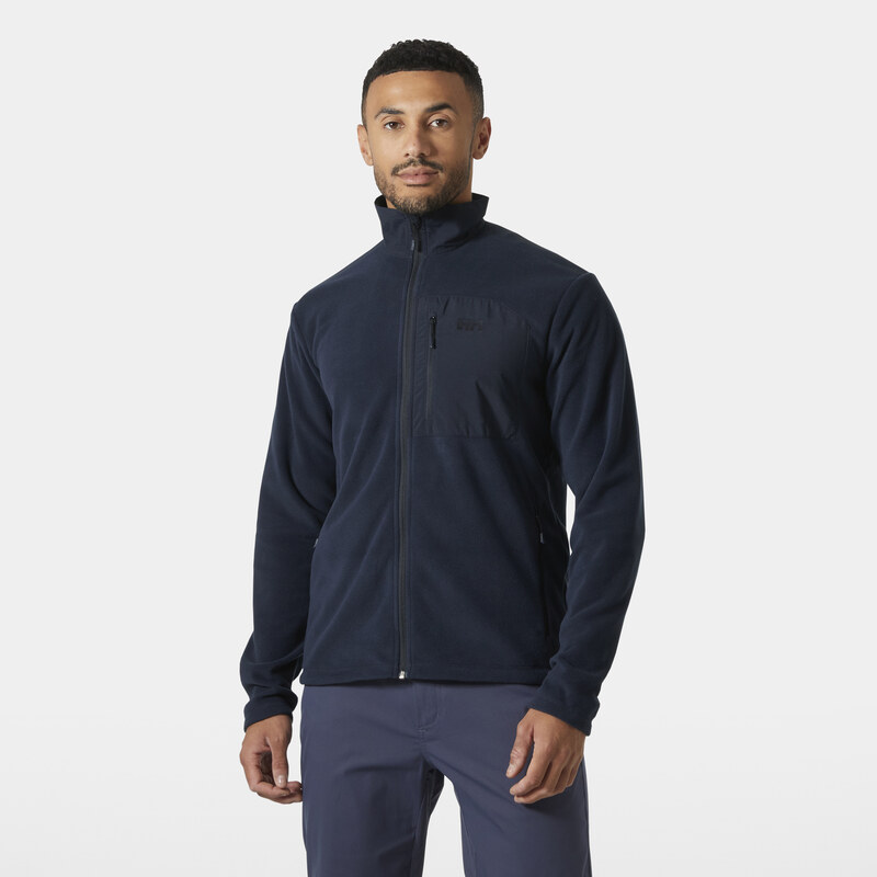 Pánská Fleecová mikina HELLY HANSEN DAYBREAKER BLOCK JACKET 49454_598 – Tmavě modrá