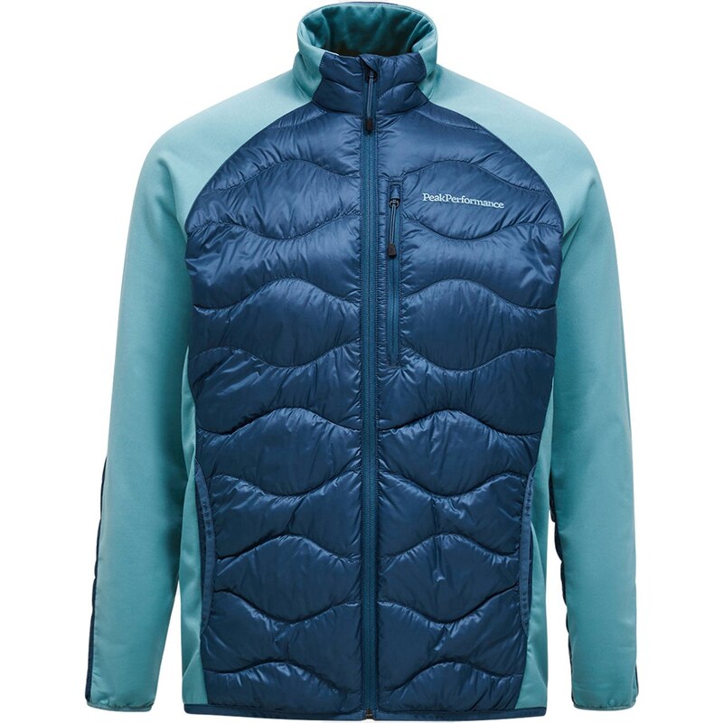 Pánská Prošívaná bunda PEAK PERFORMANCE HELIUM DOWN HYBRID JACKET MEN G79843060_B45 – Tmavě modrá